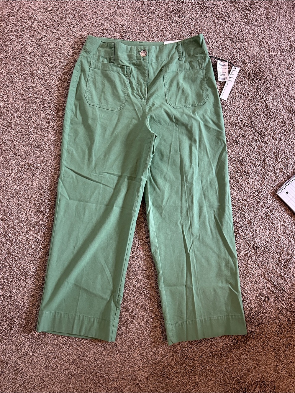 Nicole Miller Hi-Rise Straight Leg Pants